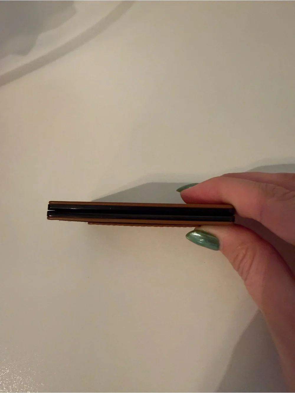 Ridge Leather Slim Wallet